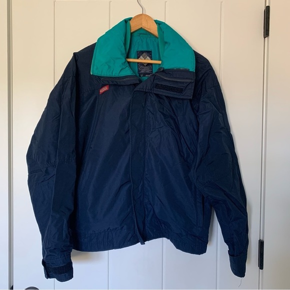 Vintage 90s Columbia Blue Bugaboo 3 in 1 Jacket - Picture 1 of 13